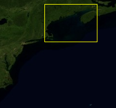Gulf of Maine region map